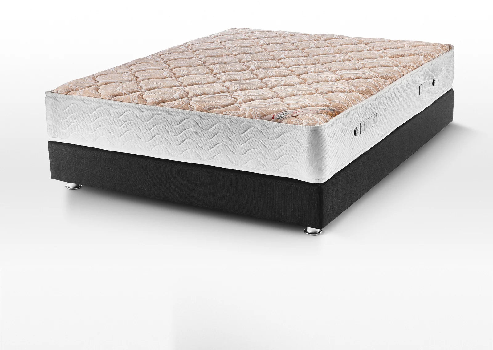 Janssen Cataract mattress 27 cm — connected springs and natural cotton